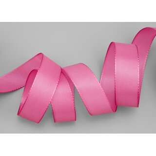 Dekoband TAFTBAND 3 m x 25 mm PINK Geschenkband Stoffband...