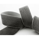 Samtband GRAU (924) 1 m x 36 mm METERWARE Samt einseitig...