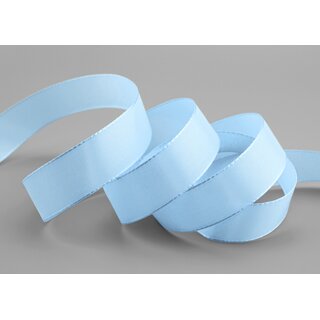 Dekoband TAFTBAND 3 m x 25 mm HELLBLAU Blau Geschenkband Stoffband Taft Visco