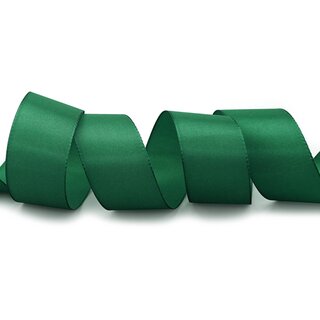 Dekoband TAFTBAND 3 m x 40 mm DUNKELGRN Grn Geschenkband Stoffband Taft Visco