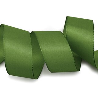 Dekoband TAFTBAND 50 m x 40 mm OLIV | GRASGRÜN Grün...