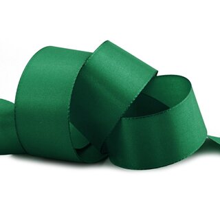 Dekoband TAFTBAND 50 m x 40 mm DUNKELGRÜN Grün...
