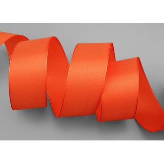 Dekoband TAFTBAND 50 m x 40 mm ORANGE Geschenkband Stoffband Taft Visco