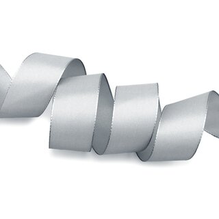 Dekoband TAFTBAND 50 m x 40 mm HELLGRAU Grau Geschenkband Stoffband Taft Visco