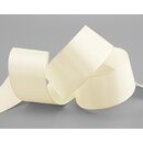 Dekoband TAFTBAND 50 m x 40 mm CREME Ivory Geschenkband...