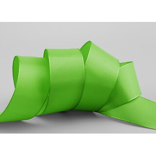 Dekoband TAFTBAND 50 m x 40 mm APFELGRÜN Grün...