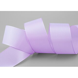 Dekoband TAFTBAND 50 m x 40 mm FLIEDER Lavendel Geschenkband Stoffband Taft Visco