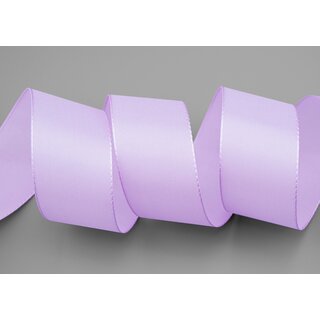 Dekoband TAFTBAND 50 m x 40 mm FLIEDER Lavendel Geschenkband Stoffband Taft Visco