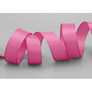 Dekoband TAFTBAND 50 m x 25 mm PINK Geschenkband...