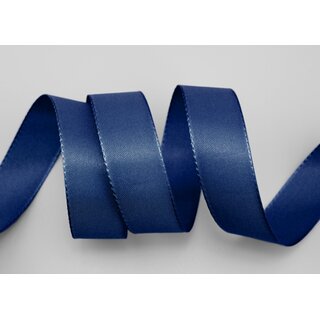 Dekoband TAFTBAND 50 m x 25 mm DUNKELBLAU Blau Geschenkband Stoffband Taft Visco