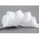 Dekoband TAFTBAND 50 m x 25 mm WEISS Geschenkband...