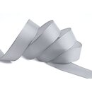 Dekoband TAFTBAND 50 m x 25 mm HELLGRAU Grau Geschenkband...