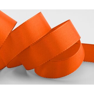 Dekoband TAFTBAND 50 m x 25 mm ORANGE Geschenkband Stoffband Taft Visco