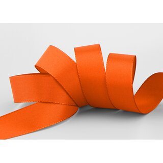 Dekoband TAFTBAND 50 m x 25 mm ORANGE Geschenkband Stoffband Taft Visco