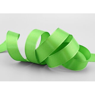 Dekoband TAFTBAND 50 m x 25 mm APFELGRÜN Grün...