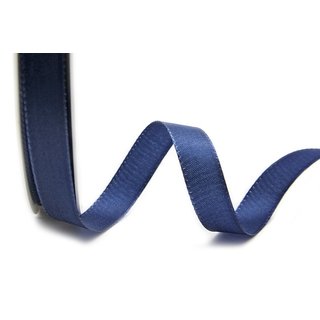 Dekoband TAFTBAND 50 m x 15 mm DUNKELBLAU Blau...