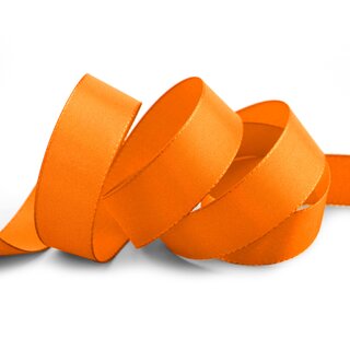 Dekoband TAFTBAND 50 m x 25 mm HELL ORANGE Geschenkband...