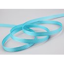 Dekoband TAFTBAND 50 m x 8 mm AQUABLAU Aquamarin...