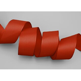 Dekoband TAFTBAND 3 m x 40 mm KARMINROT Rot Geschenkband Stoffband Taft Visco