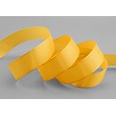 Dekoband TAFTBAND 50 m x 25 mm DOTTERGELB Gelb...
