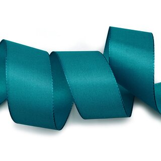 Dekoband TAFTBAND 3 m x 40 mm PETROL Geschenkband...