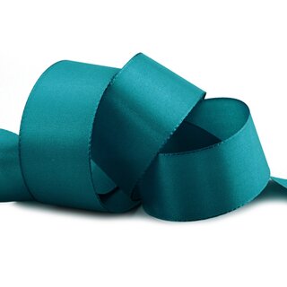 Dekoband TAFTBAND 50 m x 40 mm PETROL Geschenkband...