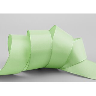 Dekoband TAFTBAND 3 m x 40 mm LINDGRÜN Pastellgrün Grün...