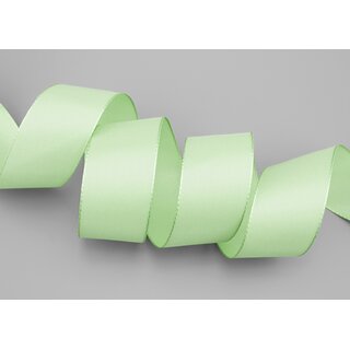 Dekoband TAFTBAND 3 m x 40 mm LINDGRN Pastellgrn Grn Geschenkband Stoffband Taft Visco