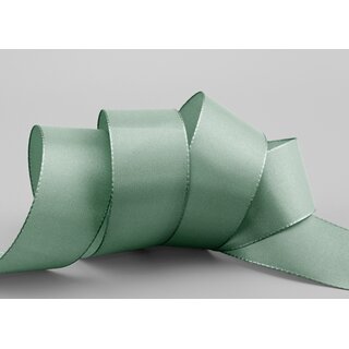 Dekoband TAFTBAND 3 m x 40 mm ALTGRÜN Patinagrün Grün...