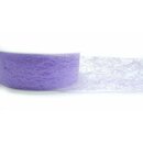 VLIES Dekoband 3 m x 40 mm FLIEDER Lavendel Vliesband...