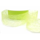 VLIES Dekoband 3 m x 40 mm LEMONGRN Hellgrn Grn...