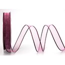 3 m x 15 mm Dekoband CHIFFON PFLAUME Aubergine...