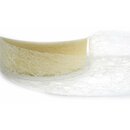 VLIES Dekoband 3 m x 40 mm CREME Ivory Vliesband...