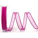 3 m x 15 mm Dekoband CHIFFON PINK transparent...