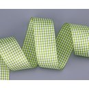 3 m x 38 mm Dekoband KARO Klassik GRN Schleifenband...