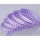25 m x 6 mm Dekoband KARO Klassik FLIEDER Schleifenband...
