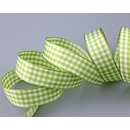 3 m x 15 mm Dekoband KARO Klassik GRN Schleifenband...