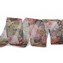 3 m x 40 mm Dekoband Italian Rose SCHWARZ Schleifenband...