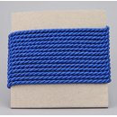 3 m x 4 mm Drehkordel BLAU Deko Kordel mit Glanz Schnur...