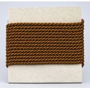 3 m x 4 mm Drehkordel BRAUN Deko Kordel mit Glanz Schnur...