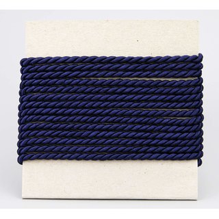 3 m x 4 mm Drehkordel DUNKELBLAU Blau Deko Kordel mit...