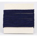 3 m x 4 mm Drehkordel DUNKELBLAU Blau Deko Kordel mit...