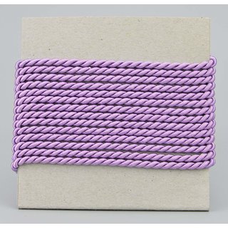 3 m x 4 mm Drehkordel FLIEDER Lavendel Deko Kordel mit...