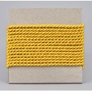 3 m x 4 mm Drehkordel GELB Deko Kordel mit Glanz Schnur...