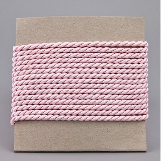 3 m x 4 mm Drehkordel HELLROSA Deko Kordel mit Glanz...