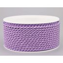 25 m x 4 mm Drehkordel FLIEDER Lavendel Deko Kordel mit...