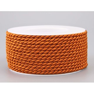 25 m x 4 mm Drehkordel HELLBRAUN Braun Deko Kordel mit...