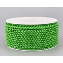 25 m x 4 mm Drehkordel GRN Apfelgrn Deko Kordel mit...