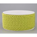 25 m x 4 mm Drehkordel HELLGRN Lemongrn Deko Kordel mit...