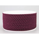 25 m x 4 mm Drehkordel PFLAUME Deko Kordel mit Glanz...